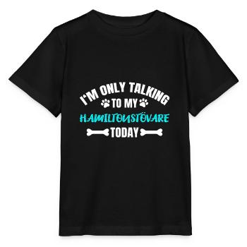 Hamiltonstövare - T-shirt bio MINI CREATOR Stanley/Stella Enfant - noir - Devant - Mikhail (115cm)