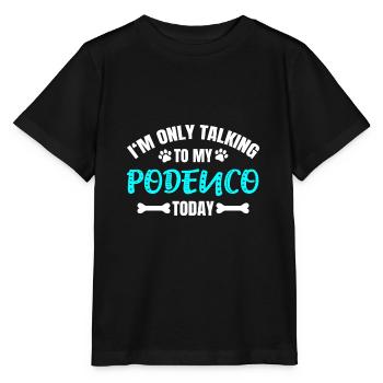 Podenco - T-shirt bio MINI CREATOR Stanley/Stella Enfant - noir - Devant - Mikhail (115cm)