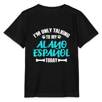 Alano Español - Stanley/Stella Kinder T-Shirt MINI CREATOR  - Schwarz - Vorne - Mikhail (115cm)
