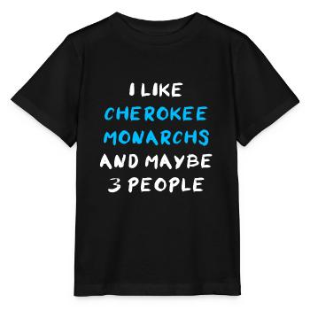 Cherokee Monarch - Stanley/Stella Kinder T-Shirt MINI CREATOR  - Schwarz - Vorne - Mikhail (115cm)