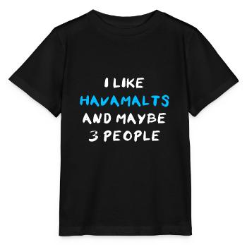 Havamalt - T-shirt bio MINI CREATOR Stanley/Stella Enfant - noir - Devant - Mikhail (115cm)