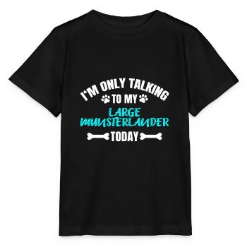 Large Munsterlander - Stanley/Stella MINI CREATOR Kids’ T-Shirt - black - Front - Mikhail (115cm)