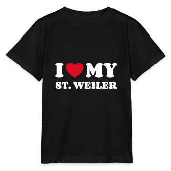 I Love My St. Hamlet - Stanley/Stella MINI CREATOR Kids’ T-Shirt - black - Front - Mikhail (115cm)
