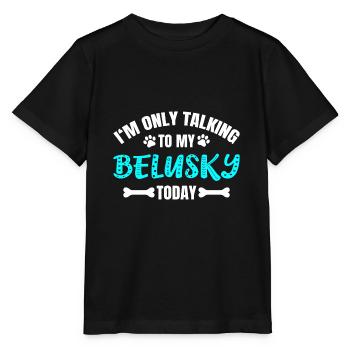 Belusky - T-shirt bio MINI CREATOR Stanley/Stella Enfant - noir - Devant - Mikhail (115cm)