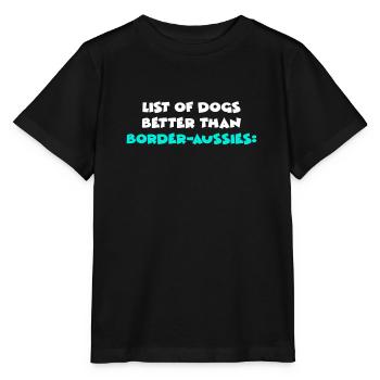 Frontières-Australiens - T-shirt bio MINI CREATOR Stanley/Stella Enfant - noir - Devant - Mikhail (115cm)