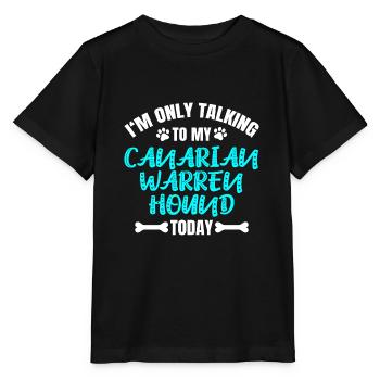 Chien de Garde des Canaries - T-shirt bio MINI CREATOR Stanley/Stella Enfant - noir - Devant - Mikhail (115cm)