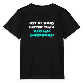 Catalan Sheepdogs - Stanley/Stella MINI CREATOR Kids’ T-Shirt - black - Front - Mikhail (115cm)
