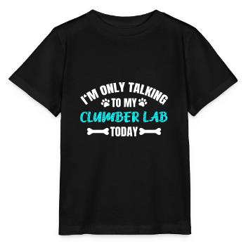 Clumber Lab - Stanley/Stella Kinder T-Shirt MINI CREATOR  - Schwarz - Vorne - Mikhail (115cm)