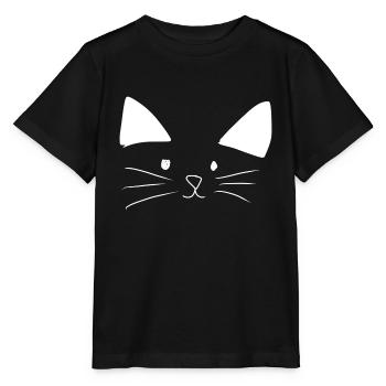 Chat, Animaux, Animal De Compagnie - T-shirt bio MINI CREATOR Stanley/Stella Enfant - noir - Devant - Mikhail (115cm)