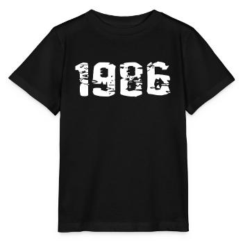Geburtsjahr 1986 - Stanley/Stella Kinder T-Shirt MINI CREATOR  - Schwarz - Vorne - Mikhail (115cm)