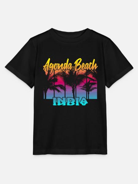 Agonda Beach India - Stanley/Stella Kinder T-Shirt MINI CREATOR  - Schwarz