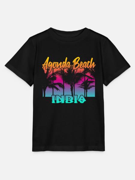 Agonda Beach India - Stanley/Stella Kinder T-Shirt MINI CREATOR - Schwarz