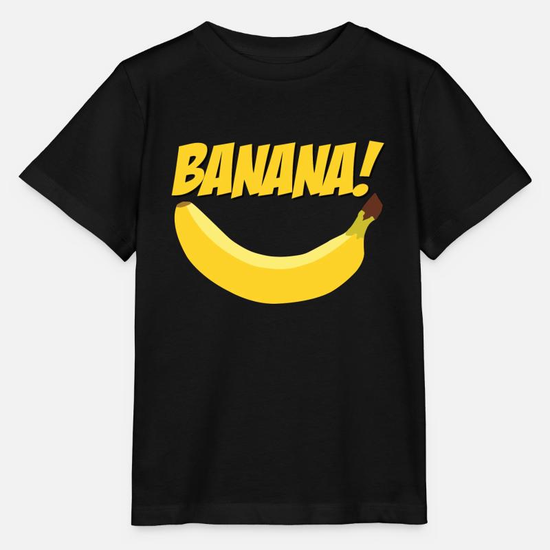 Banane banane - T-shirt bio MINI CREATOR Stanley/Stella Enfant - noir