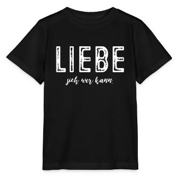 Liebe sich wer kann! - Stanley/Stella Kinder T-Shirt MINI CREATOR  - Schwarz - Vorne - Mikhail (115cm)