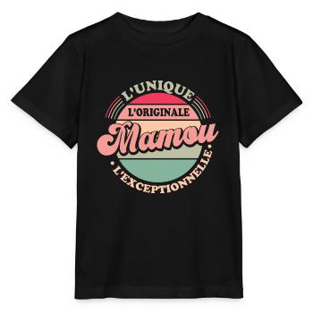 L'unique l'originale Mamou l'exceptionnelle Cadeau - T-shirt bio MINI CREATOR Stanley/Stella Enfant - noir - Devant - Mikhail (115cm)
