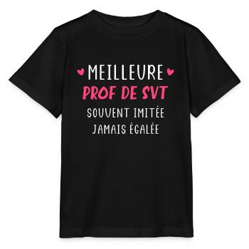 Souvent imitée jamais égalée prof de svt - T-shirt bio MINI CREATOR Stanley/Stella Enfant - noir - Devant - Mikhail (115cm)
