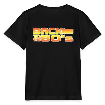 back to the 80s - Stanley/Stella MINI CREATOR Kids’ T-Shirt - black - Front - Mikhail (115cm)
