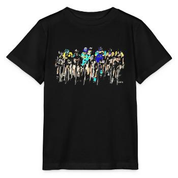 cyclistes du Tour - T-shirt bio MINI CREATOR Stanley/Stella Enfant - noir - Devant - Mikhail (115cm)