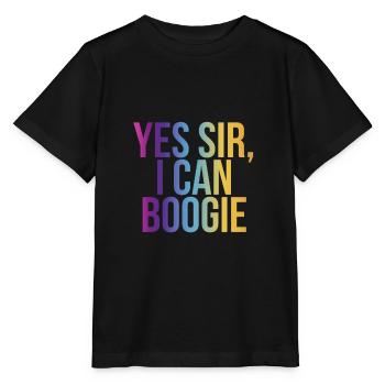 Oui monsieur, je peux boogie - T-shirt bio MINI CREATOR Stanley/Stella Enfant - noir - Devant - Mikhail (115cm)