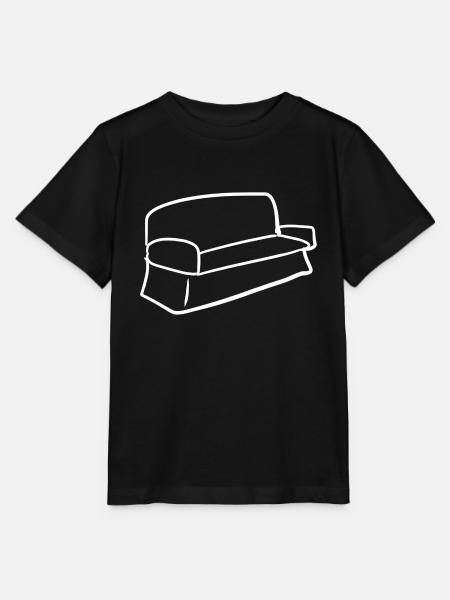 Sofa Symbol Wohnzimmer Möbel - Stanley/Stella Kinder T-Shirt MINI CREATOR  - Schwarz