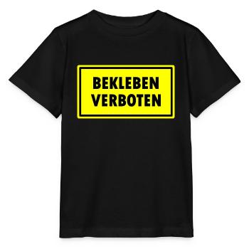 Bekleben Verboten - Stanley/Stella Kinder T-Shirt MINI CREATOR  - Schwarz - Vorne - Mikhail (115cm)