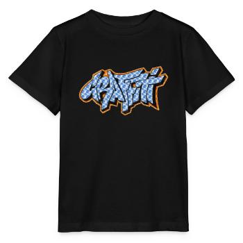 Graffiti - T-shirt bio MINI CREATOR Stanley/Stella Enfant - noir - Devant - Mikhail (115cm)