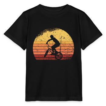 BMX pilote cadeau skater vélo enfants shirt - T-shirt bio MINI CREATOR Stanley/Stella Enfant - noir - Devant - Mikhail (115cm)