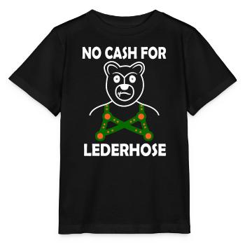 Lustiges Volksfest-Design Ich liebe Lederhosen - Stanley/Stella Kinder T-Shirt MINI CREATOR  - Schwarz - Vorne - Mikhail (115cm)