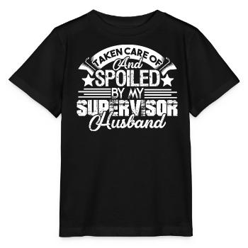 Supervisor Spoiled By My Supervisor - Stanley/Stella MINI CREATOR Kids’ T-Shirt - black - Front - Mikhail (115cm)
