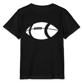 Football rugby - T-shirt bio MINI CREATOR Stanley/Stella Enfant - noir - Devant - Mikhail (115cm)