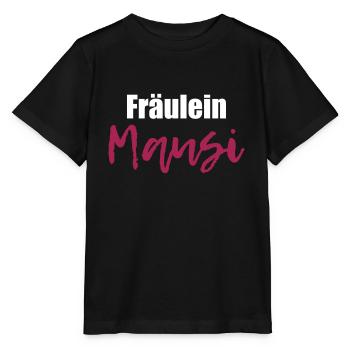 Mausi Kosename Geschenk für Freundin Valentinstag - Stanley/Stella Kinder T-Shirt MINI CREATOR  - Schwarz - Vorne - Mikhail (115cm)