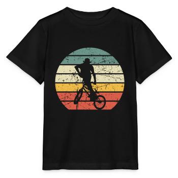 BMX Kinder Shirt Fahrrad Outfit Retro Geschenk - Stanley/Stella Kinder T-Shirt MINI CREATOR  - Schwarz - Vorne - Mikhail (115cm)