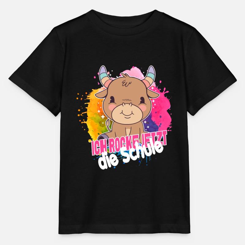 Endlich Schulkind, Einschulung - Stanley/Stella Kinder T-Shirt MINI CREATOR  - Schwarz