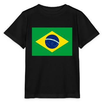 Br Flag - Stanley/Stella MINI CREATOR Kids’ T-Shirt - black - Front - Mikhail (115cm)