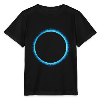 Eclipse Bleue - T-shirt bio MINI CREATOR Stanley/Stella Enfant - noir - Devant - Mikhail (115cm)