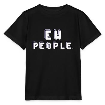 People are stupid. - Stanley/Stella MINI CREATOR Kids’ T-Shirt - black - Front - Mikhail (115cm)