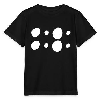 Patterns Circles Circle Shapes - Stanley/Stella MINI CREATOR Kids’ T-Shirt - black - Front - Mikhail (115cm)