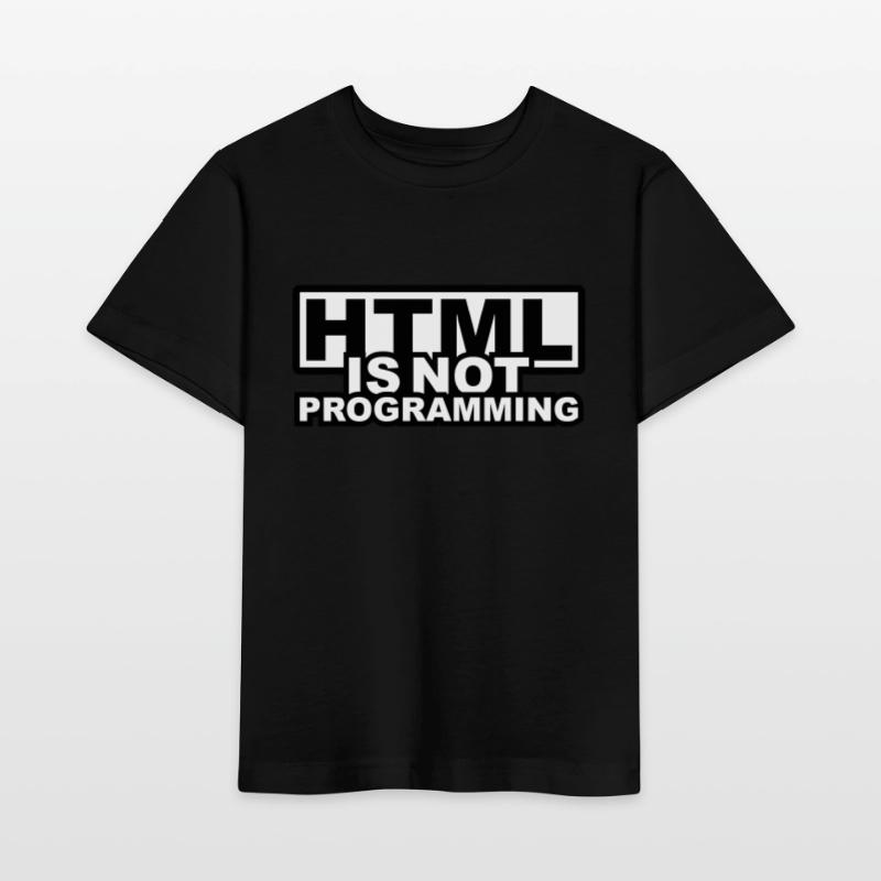 HTML is NOT Programming Stanley/Stella MINI CREATOR Kids’ T-Shirt