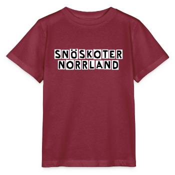 logo de snoskoternorrland2016 - T-shirt bio MINI CREATOR Stanley/Stella Enfant - bordeaux - Devant - Kain (125cm)