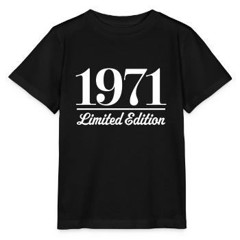 1971 Limited Edition - Stanley/Stella Kinder T-Shirt MINI CREATOR  - Schwarz - Vorne - Mikhail (115cm)