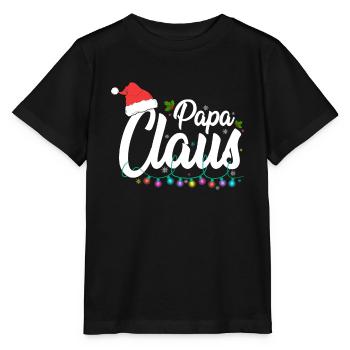 Papa Claus Weihnachten Santa Claus Familienvater - Stanley/Stella Kinder T-Shirt MINI CREATOR  - Schwarz - Vorne - Mikhail (115cm)