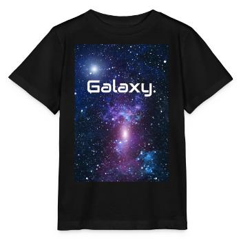 Galaxy Wort Universum Sterne Milchstraße Geschenk - Stanley/Stella Kinder T-Shirt MINI CREATOR  - Schwarz - Vorne - Mikhail (115cm)