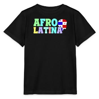 Afro Latina Panama Latinas Amérique latine - T-shirt bio MINI CREATOR Stanley/Stella Enfant - noir - Devant - Mikhail (115cm)