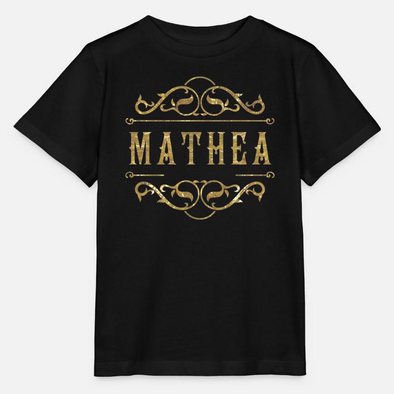 Mathea or - T-shirt bio MINI CREATOR Stanley/Stella Enfant - noir