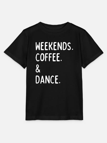 Kaffeetanz am Wochenende - Stanley/Stella Kinder T-Shirt MINI CREATOR - Schwarz