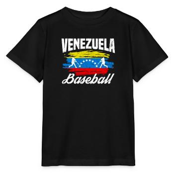 Championnat du Venezuela de baseball - T-shirt bio MINI CREATOR Stanley/Stella Enfant - noir - Devant - Mikhail (115cm)