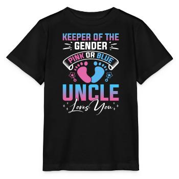 Baby Shower Genre Oncle Gardien Du Genre - T-shirt bio MINI CREATOR Stanley/Stella Enfant - noir - Devant - Mikhail (115cm)