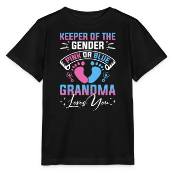Baby Shower Genre Mamie Gardienne du Genre - T-shirt bio MINI CREATOR Stanley/Stella Enfant - noir - Devant - Mikhail (115cm)
