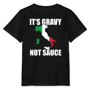 C’est de la sauce, pas de la sauce Cuisine italienne - T-shirt bio MINI CREATOR Stanley/Stella Enfant - noir - Devant - Mikhail (115cm)