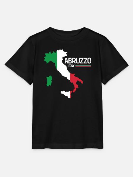 Abruzzo Italy Abruzzo Map Regions Italy - Stanley/Stella MINI CREATOR Kids’ T-Shirt - black